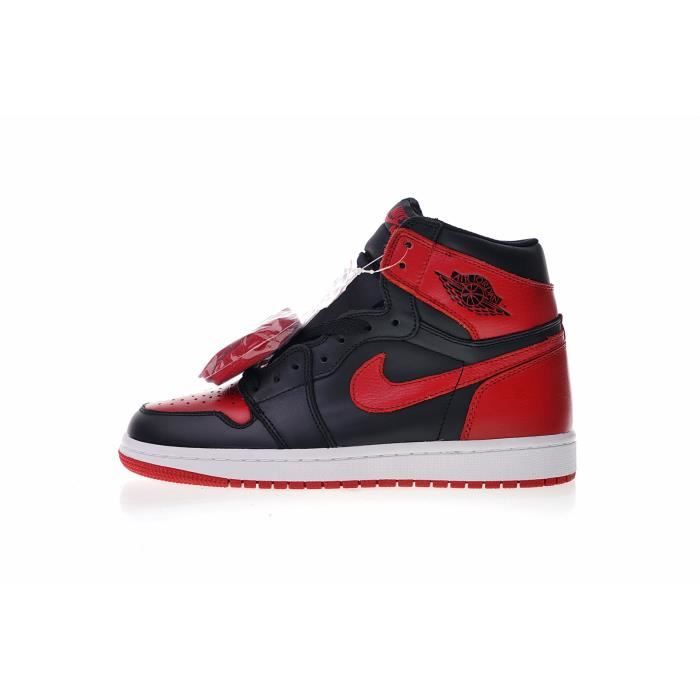 air jordan femme noir et rouge